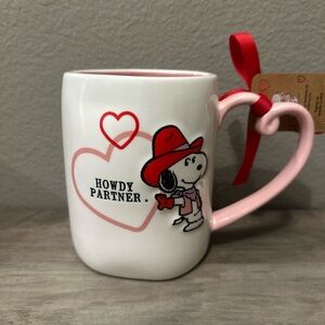 Peanuts/Rae Dunn Snoopy Howdy Partner Mug